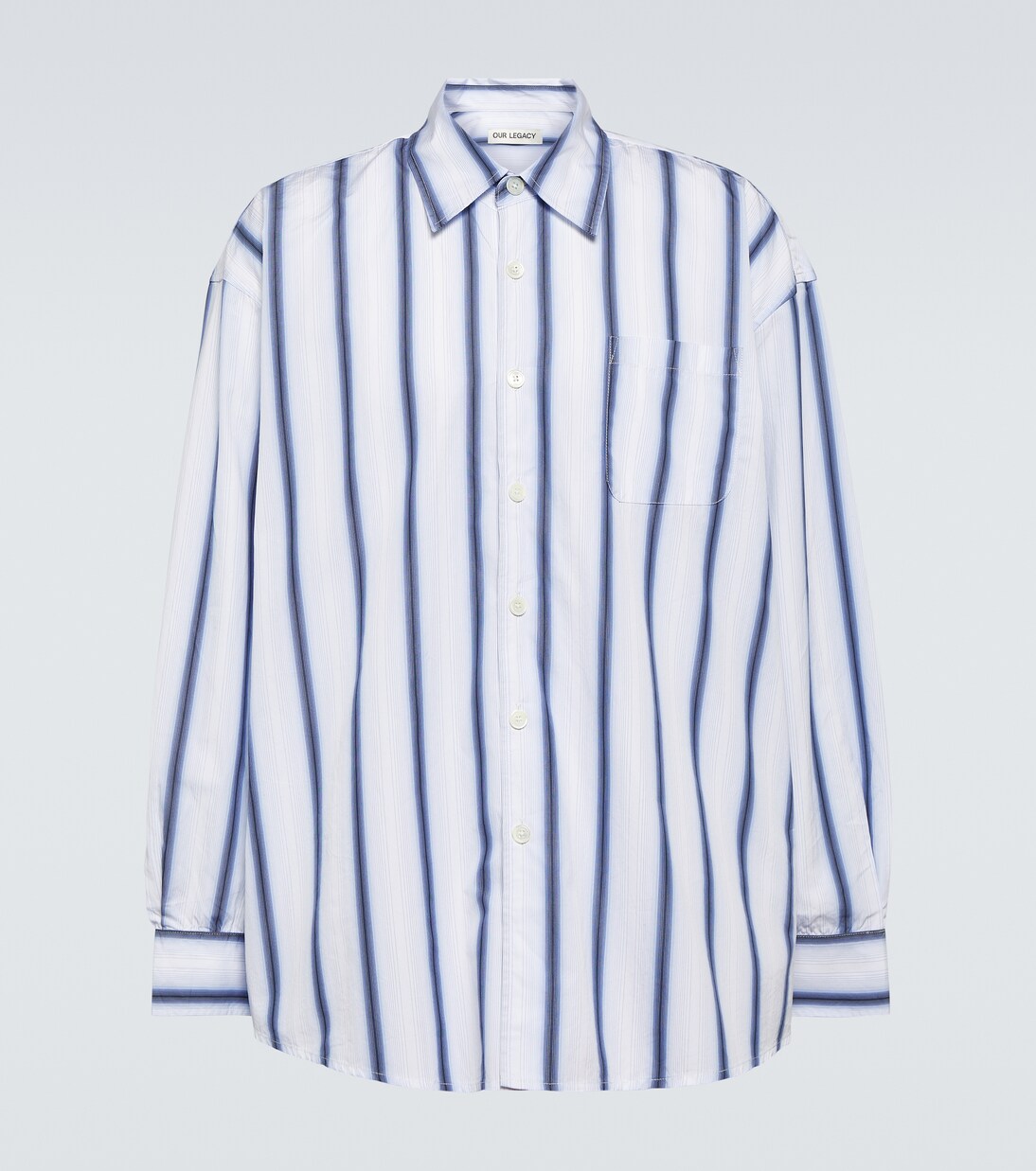 Camisa Borrowed de algodón a rayas | Our Legacy