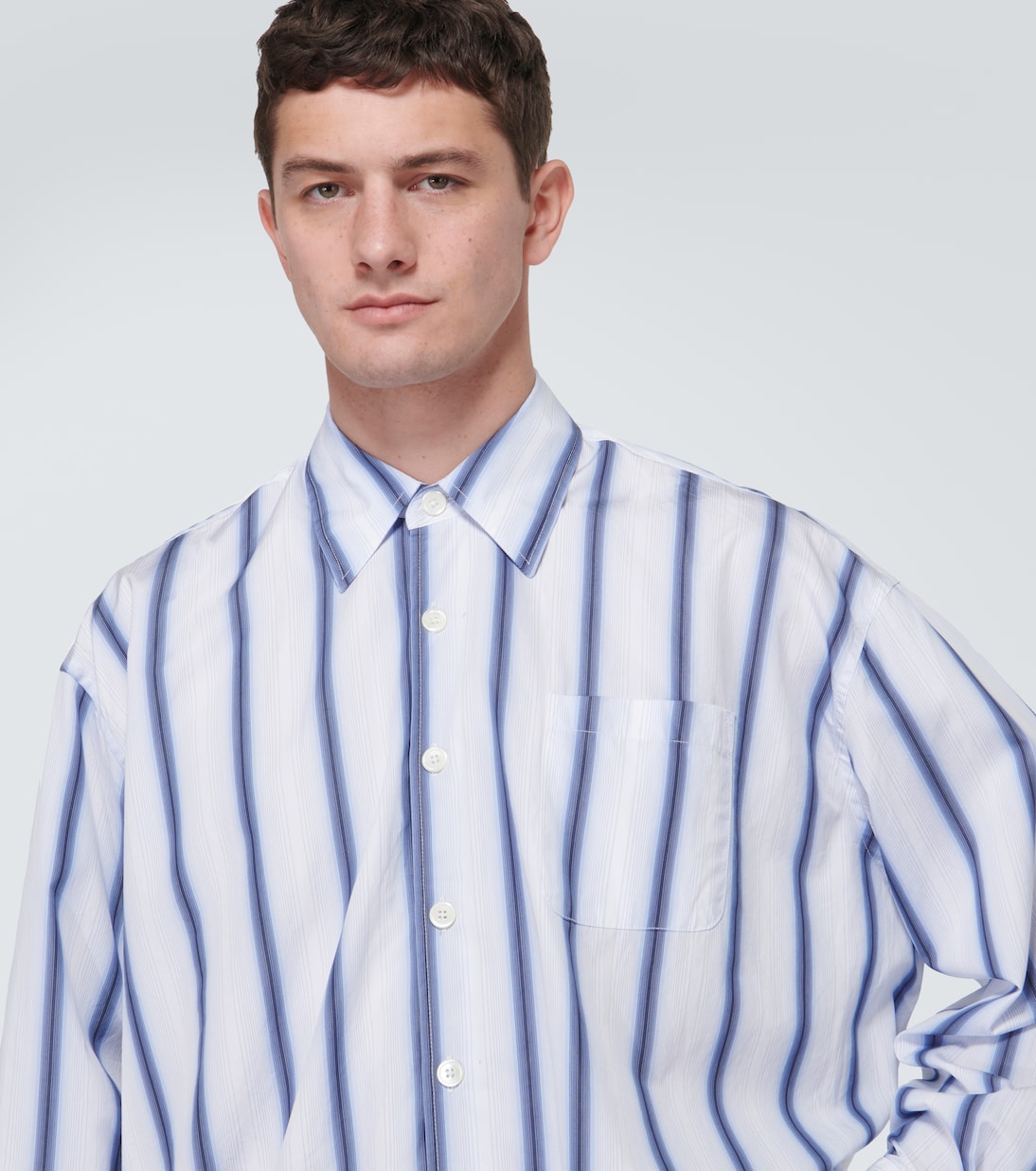 Camisa Borrowed de algodón a rayas | Our Legacy