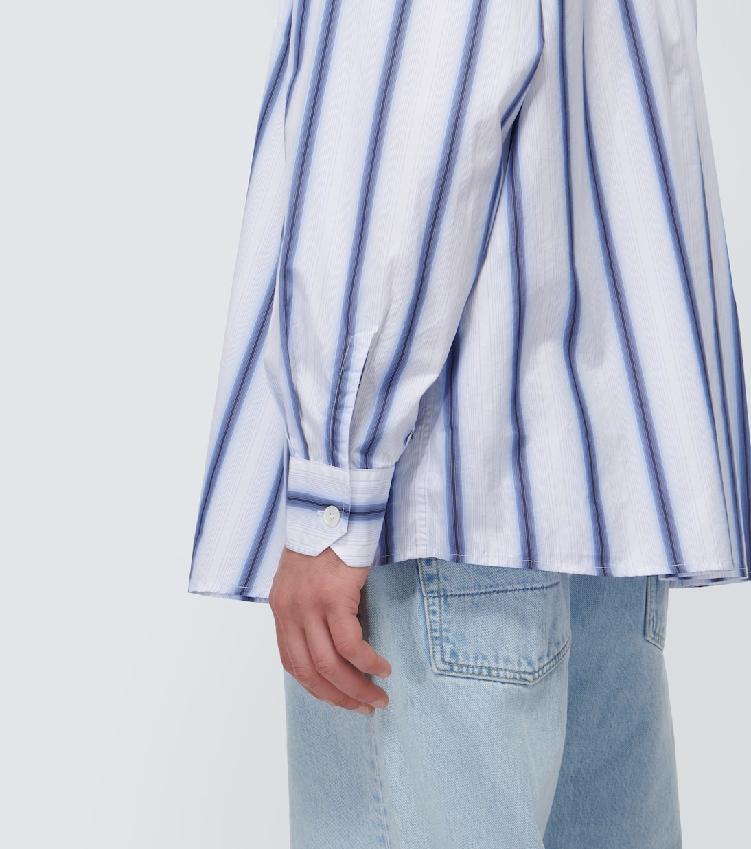 Camisa Borrowed de algodón a rayas | Our Legacy