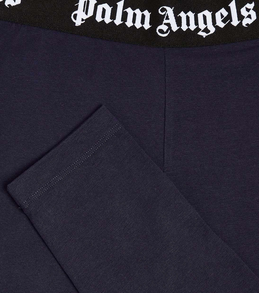 Logo cotton-blend leggings | Palm Angels Kids