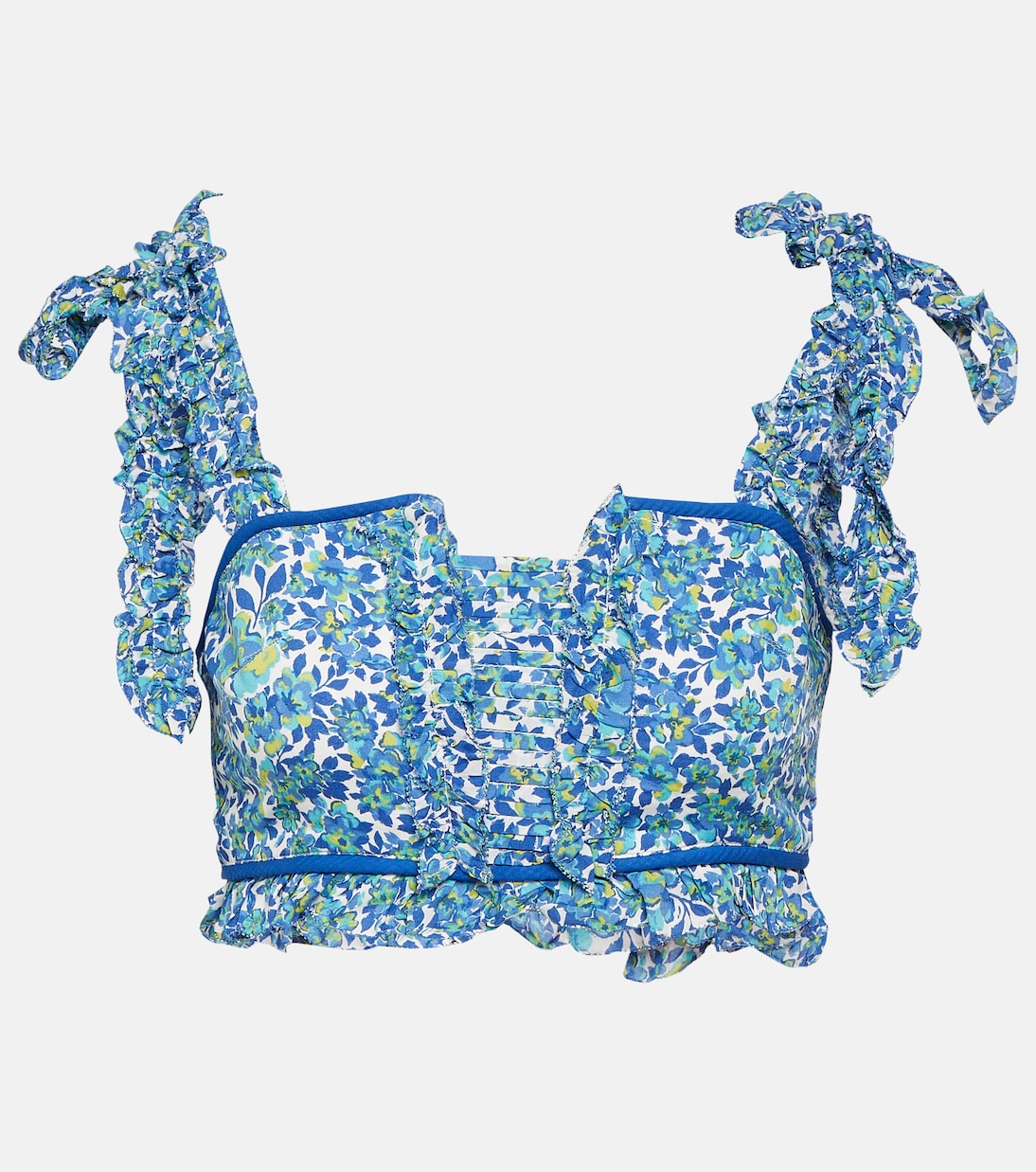 Ariane floral crop top | Poupette St Barth