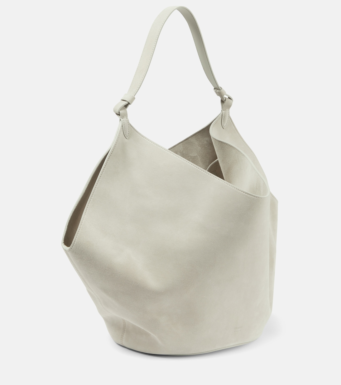 Borsa a spalla Lotus Medium in suede | Khaite