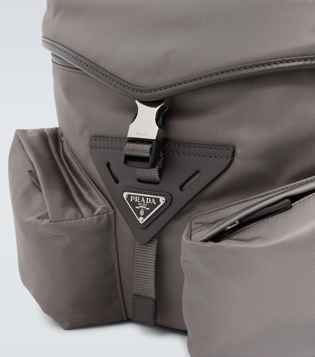 Messenger Bag aus Re-Nylon mit Leder | Prada