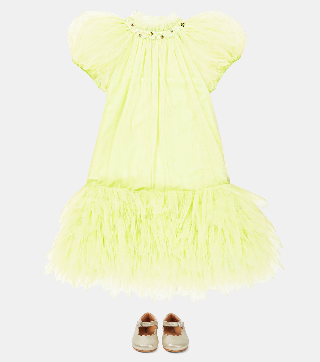 Verziertes Kleid Patina aus Tüll | Tutu Du Monde