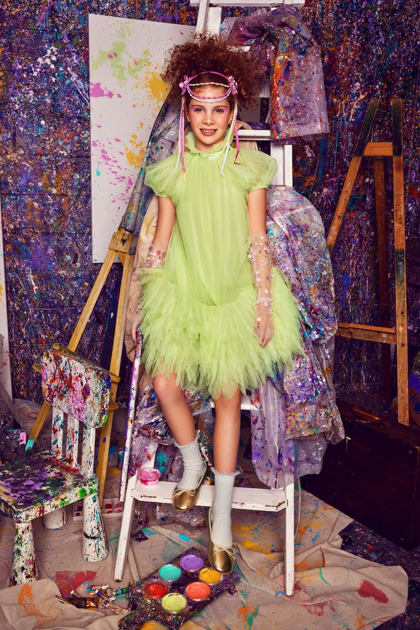 Verziertes Kleid Patina aus Tüll | Tutu Du Monde