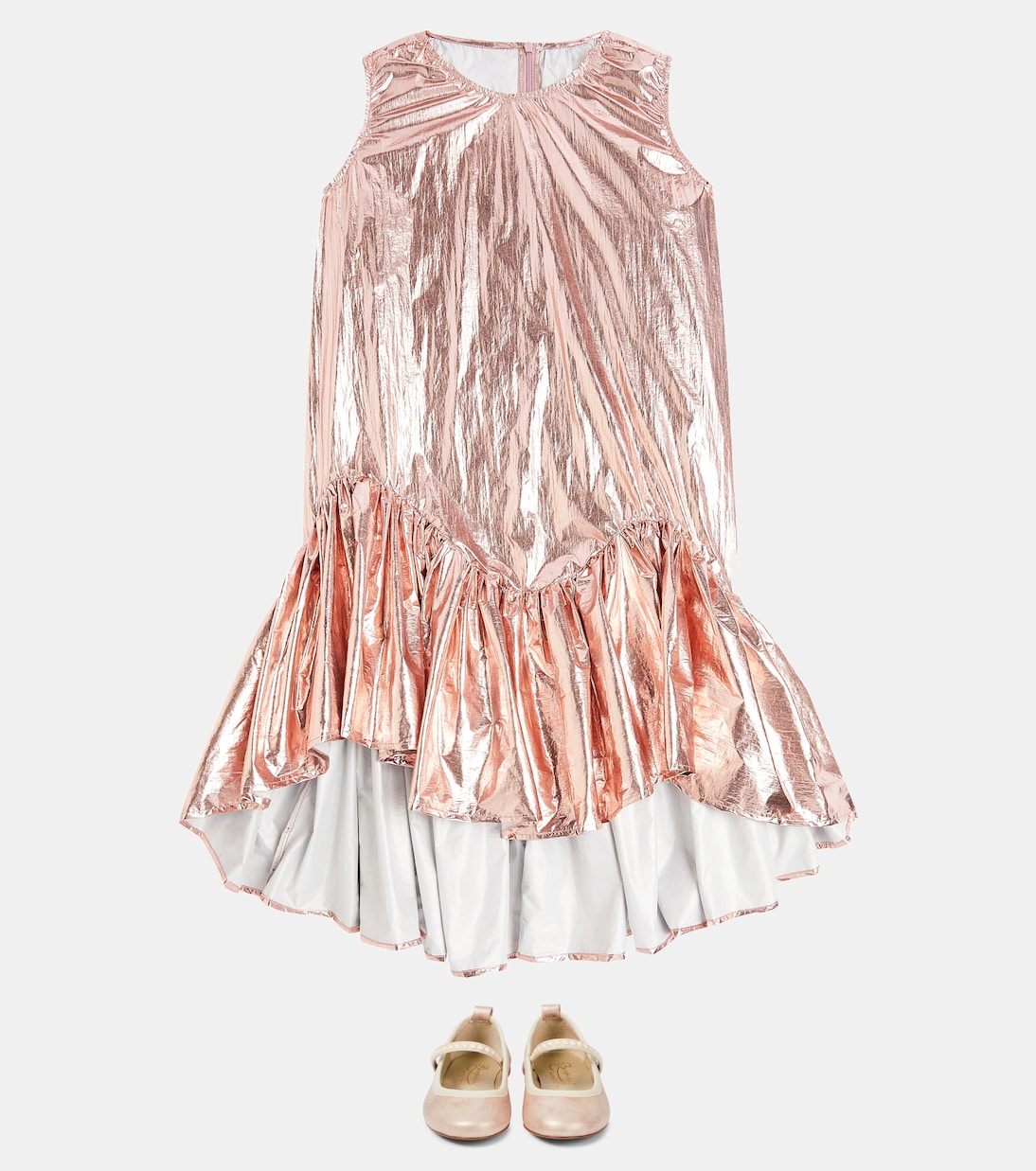 Kleid aus Lamé | Caroline Bosmans
