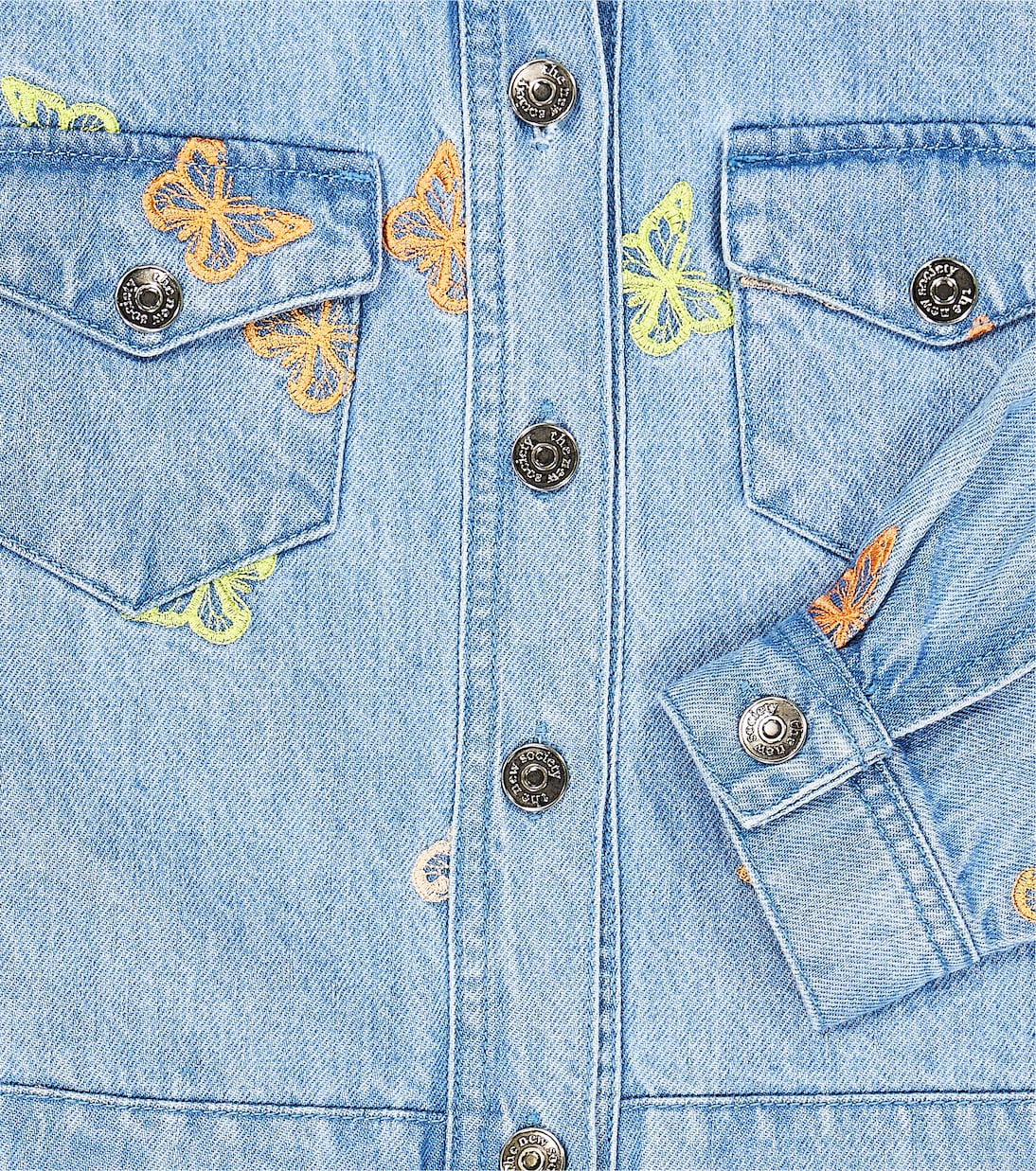 Bestickte Jeansjacke Burbank | The New Society