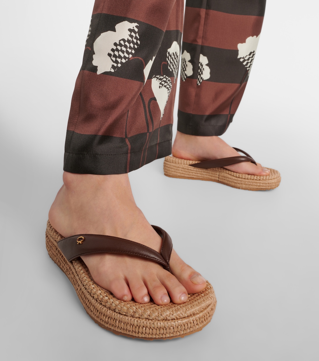 Sandali espadrillas infradito con platform | Gianvito Rossi