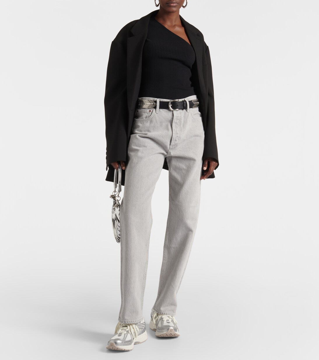 One-Shoulder-Top Nessa aus einem Baumwollgemisch | Agolde