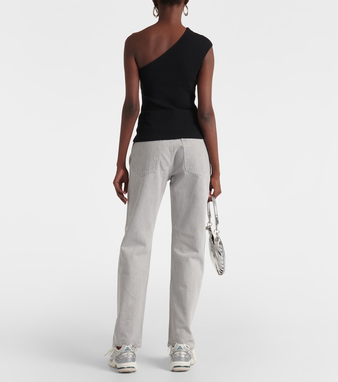 One-Shoulder-Top Nessa aus einem Baumwollgemisch | Agolde