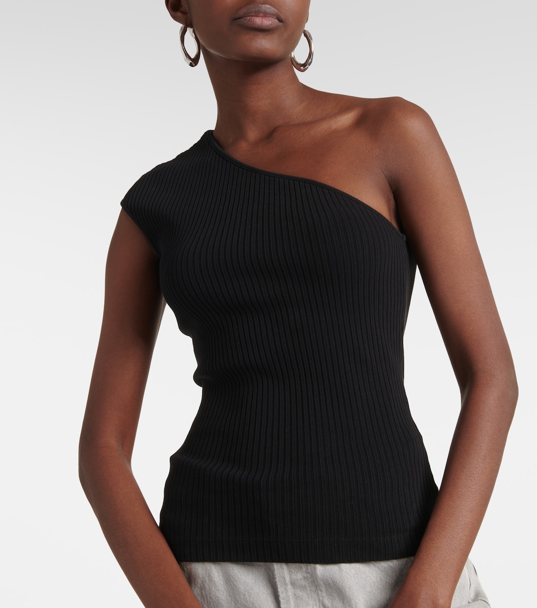 One-Shoulder-Top Nessa aus einem Baumwollgemisch | Agolde