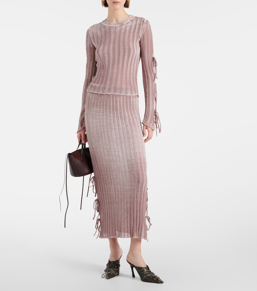 Pullover in misto cotone a coste | Acne Studios