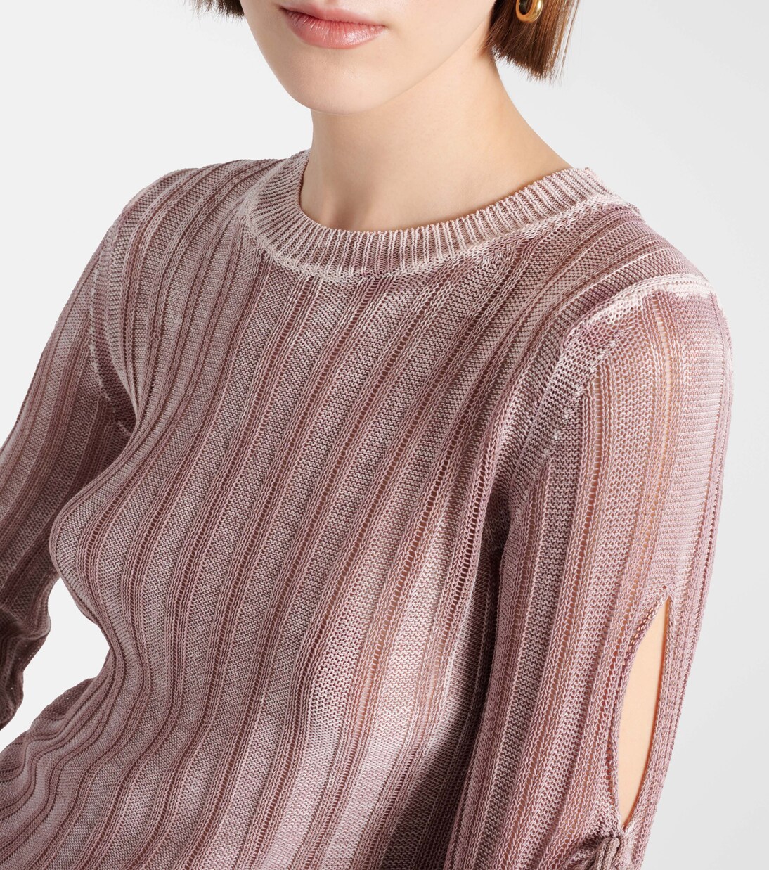 Pullover in misto cotone a coste | Acne Studios