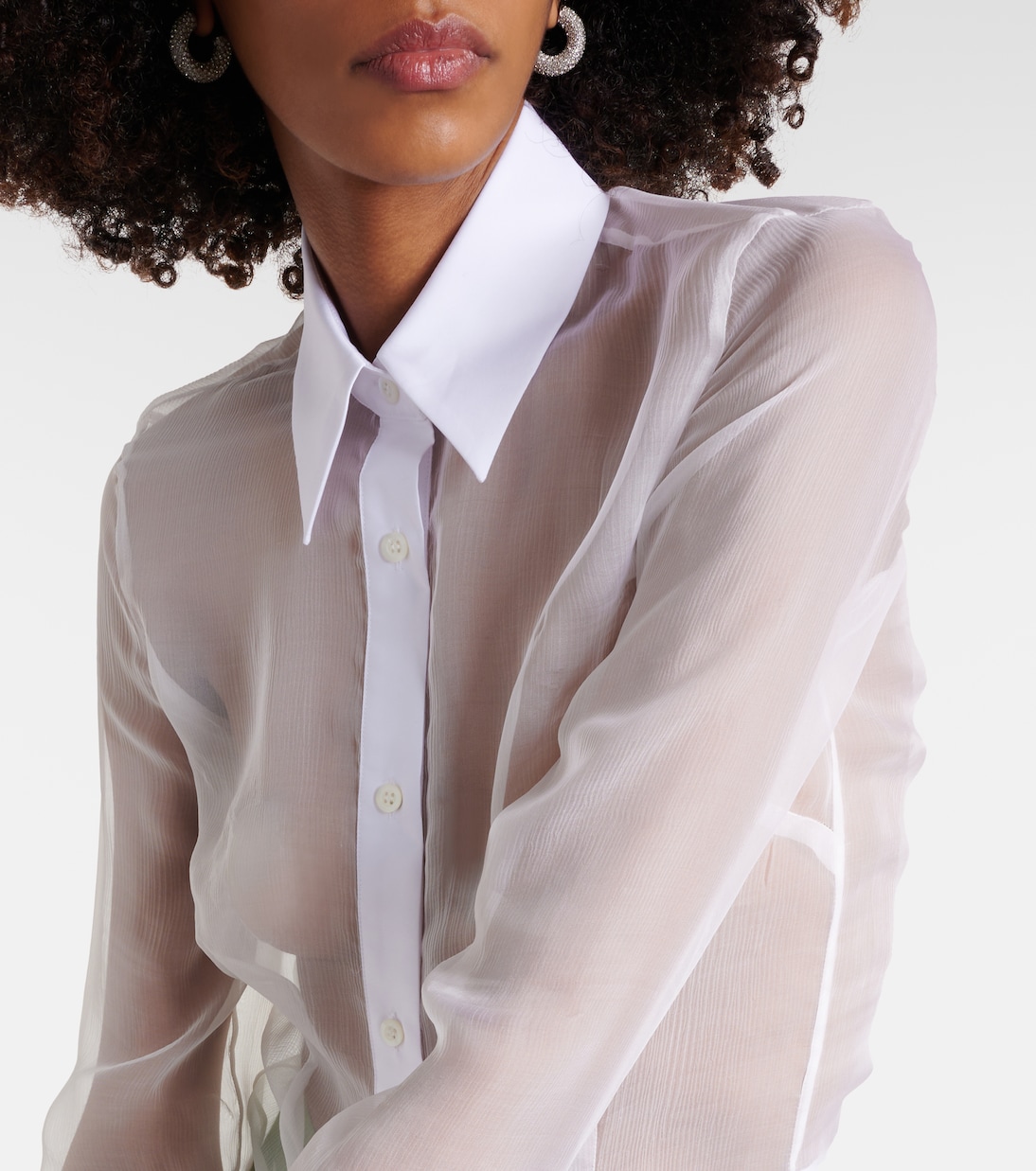 Chemise en soie et coton | Dries Van Noten