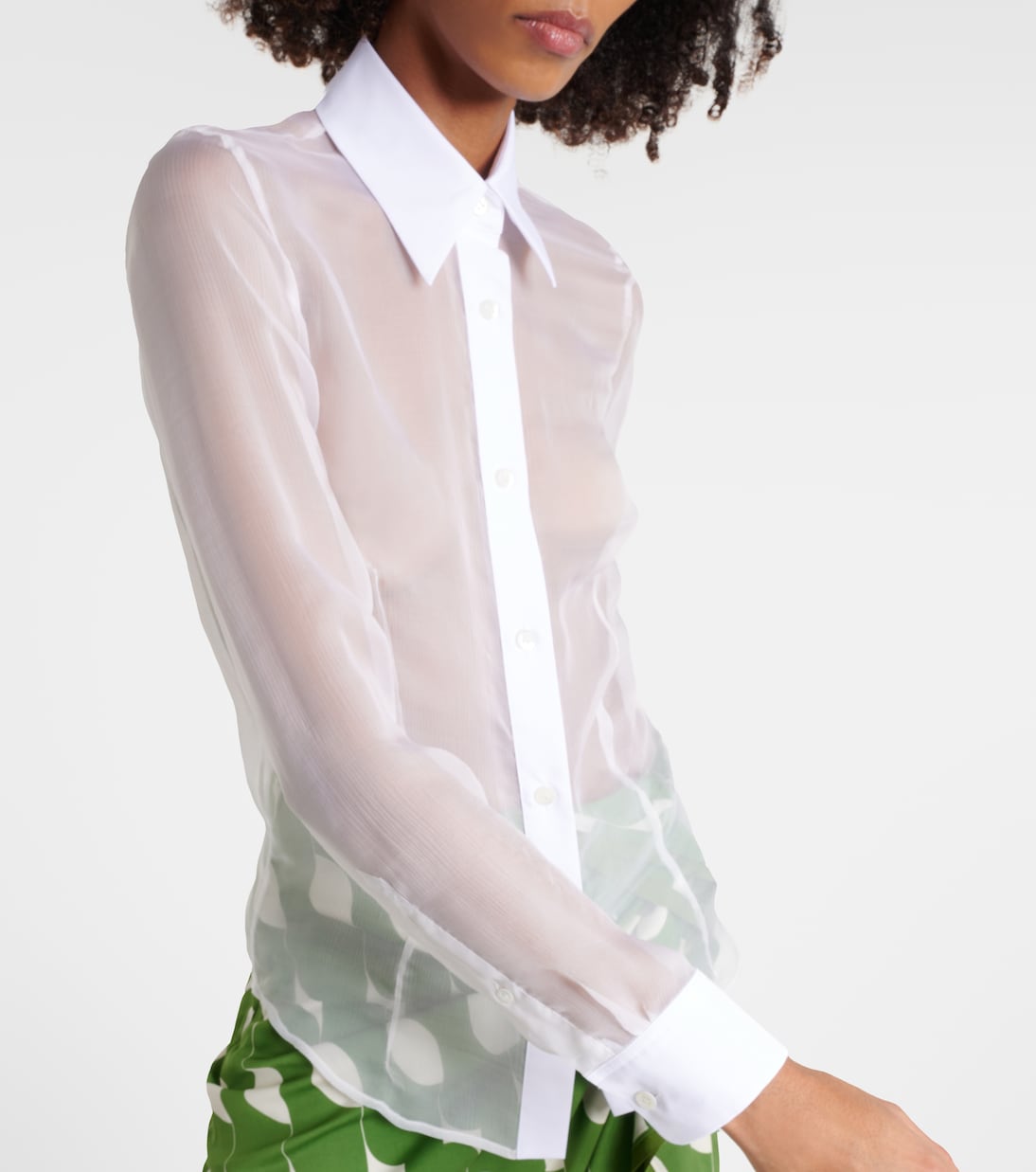 Chemise en soie et coton | Dries Van Noten