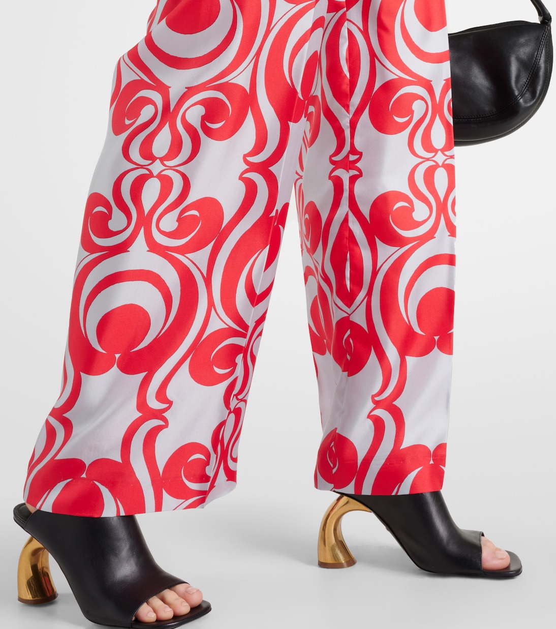 Printed silk wide-leg pants | Dries Van Noten