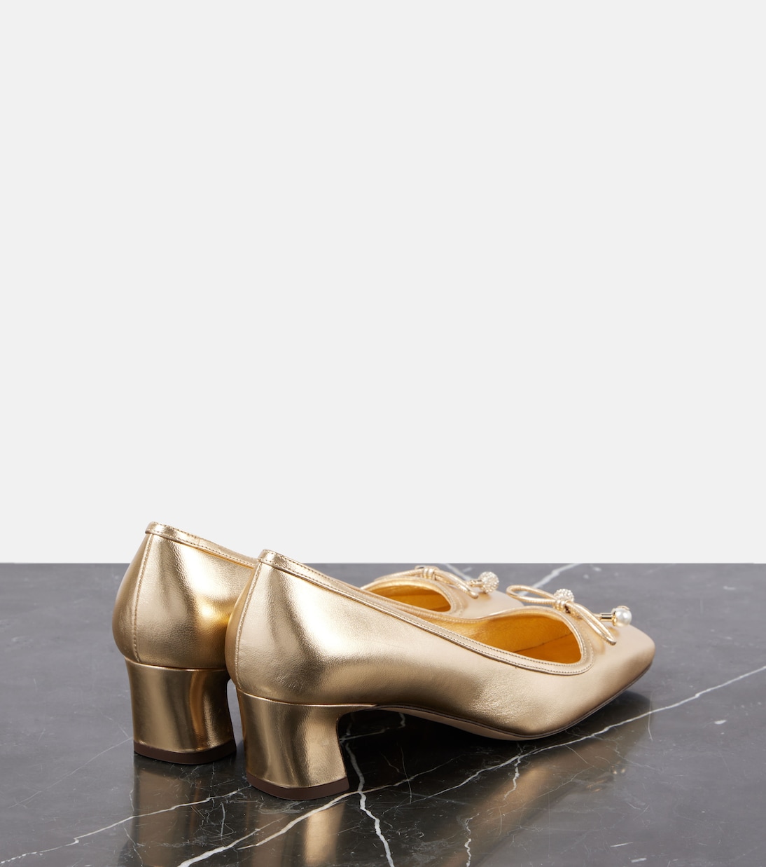 Elme 45 metallic leather pumps | Jimmy Choo