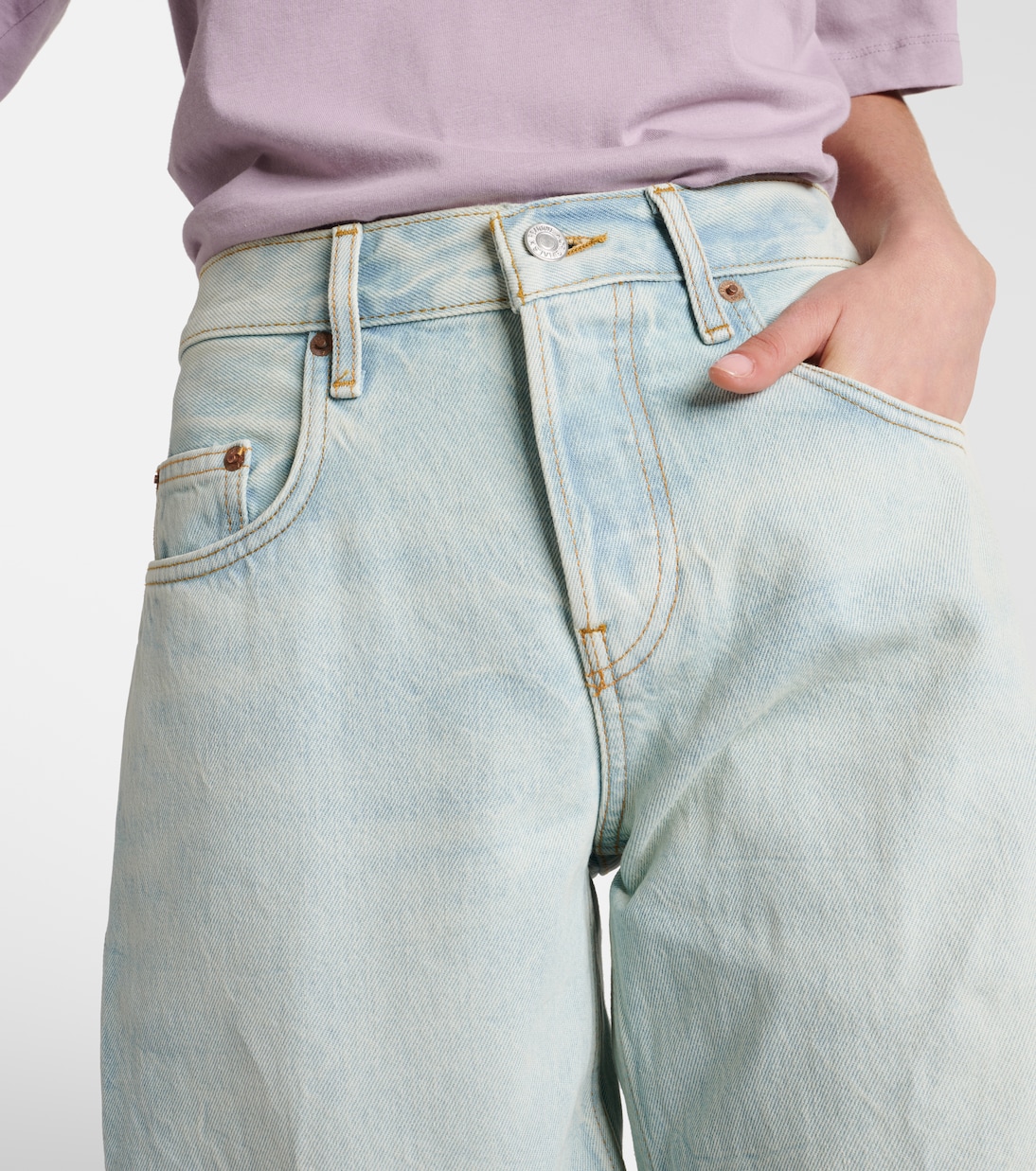 Jeans regular a vita media | Re/Done