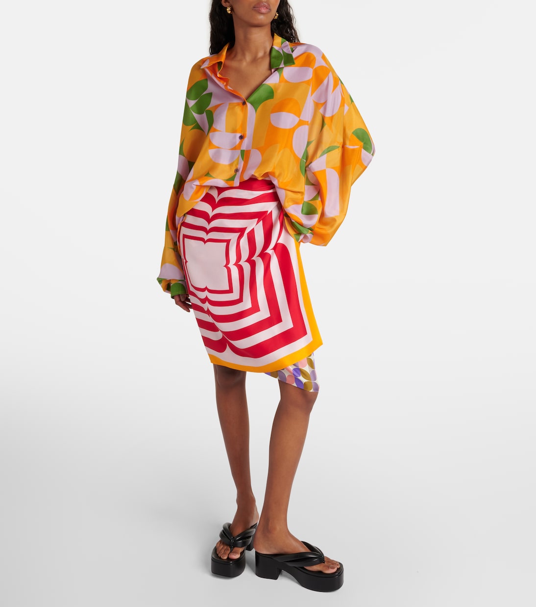 Bedrucktes Hemd aus Seide | Dries Van Noten