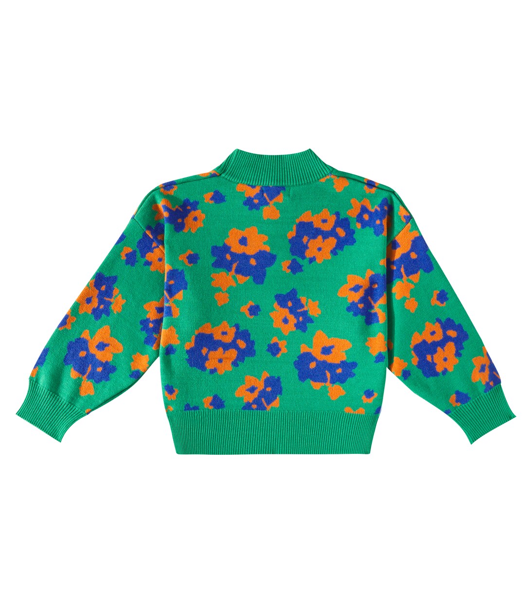 Jersey Flowers de algodón y lana | Tinycottons