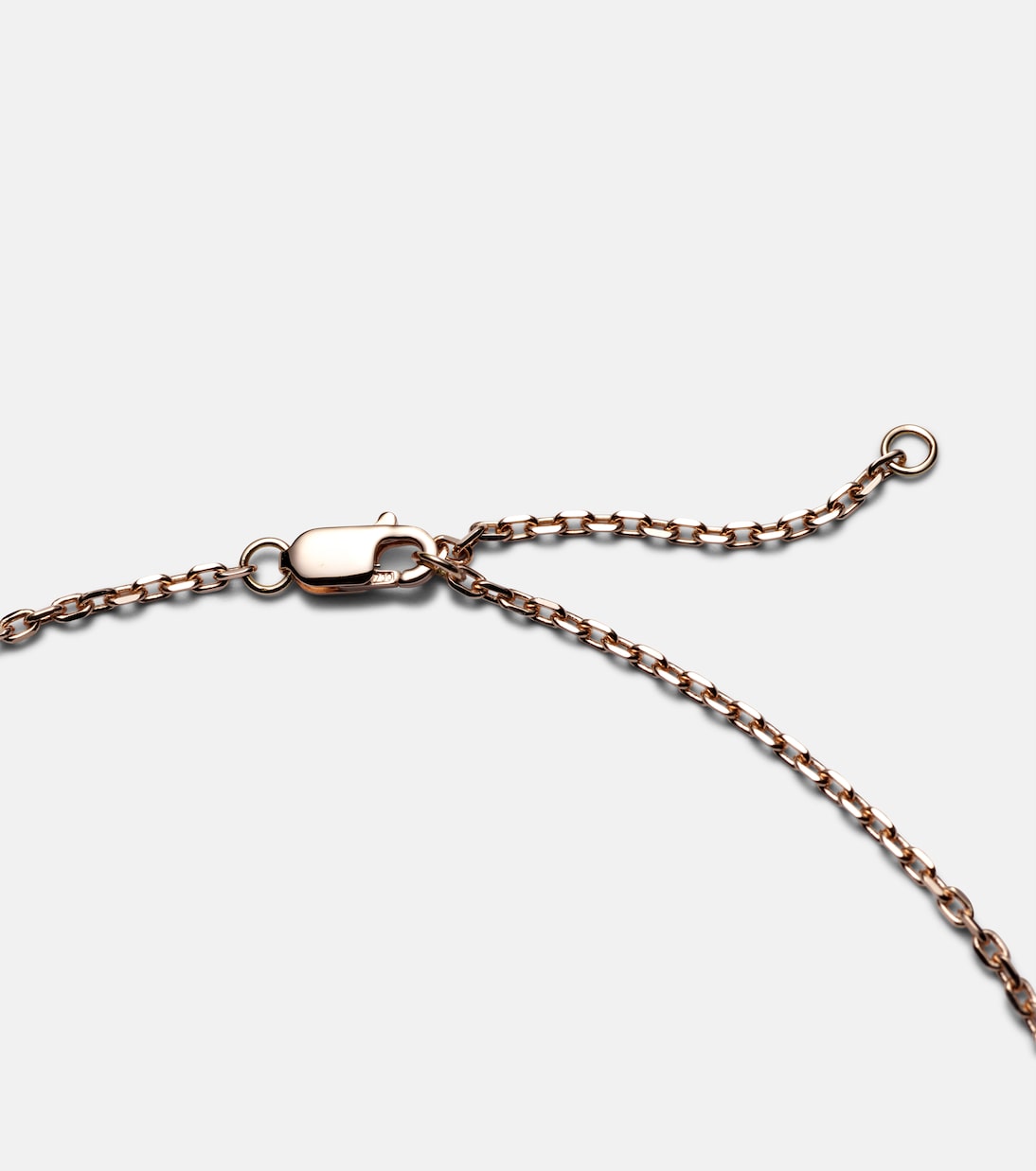 Collana giovanile in oro rosa 18kt REPOSSI Antifer con turchese e diamanti, design moderno e raffinato.