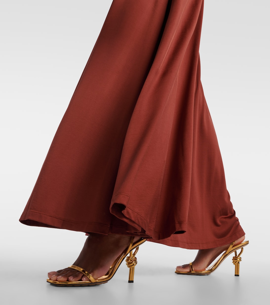 Vestido largo Caty con cuello halter | Diane von Furstenberg