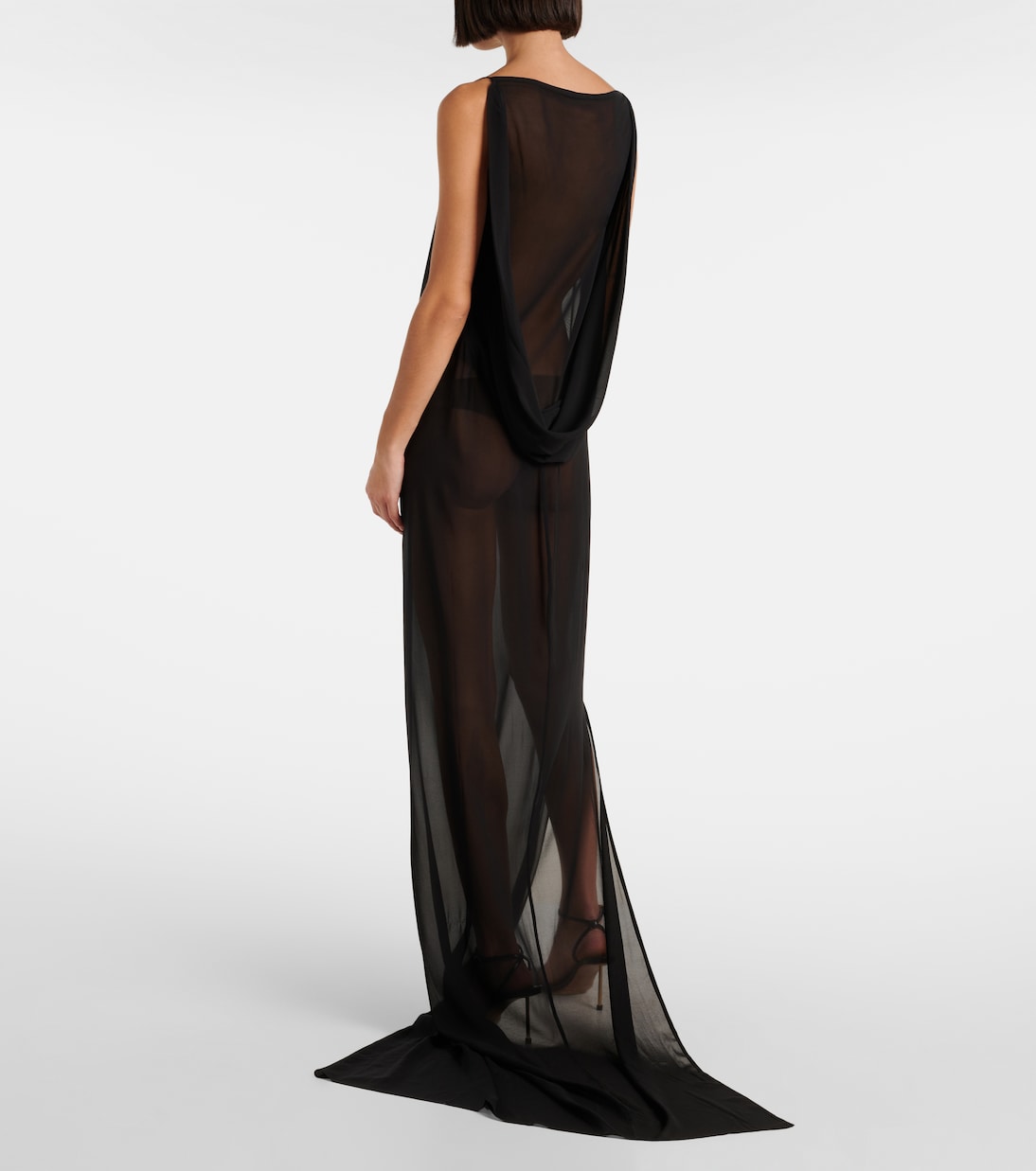 Abito lungo The Ameno in misto seta | Jacquemus