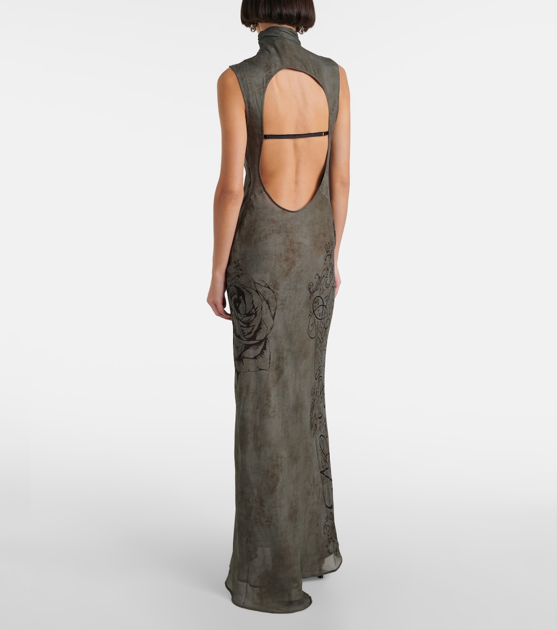 Robe longue imprimée | Acne Studios