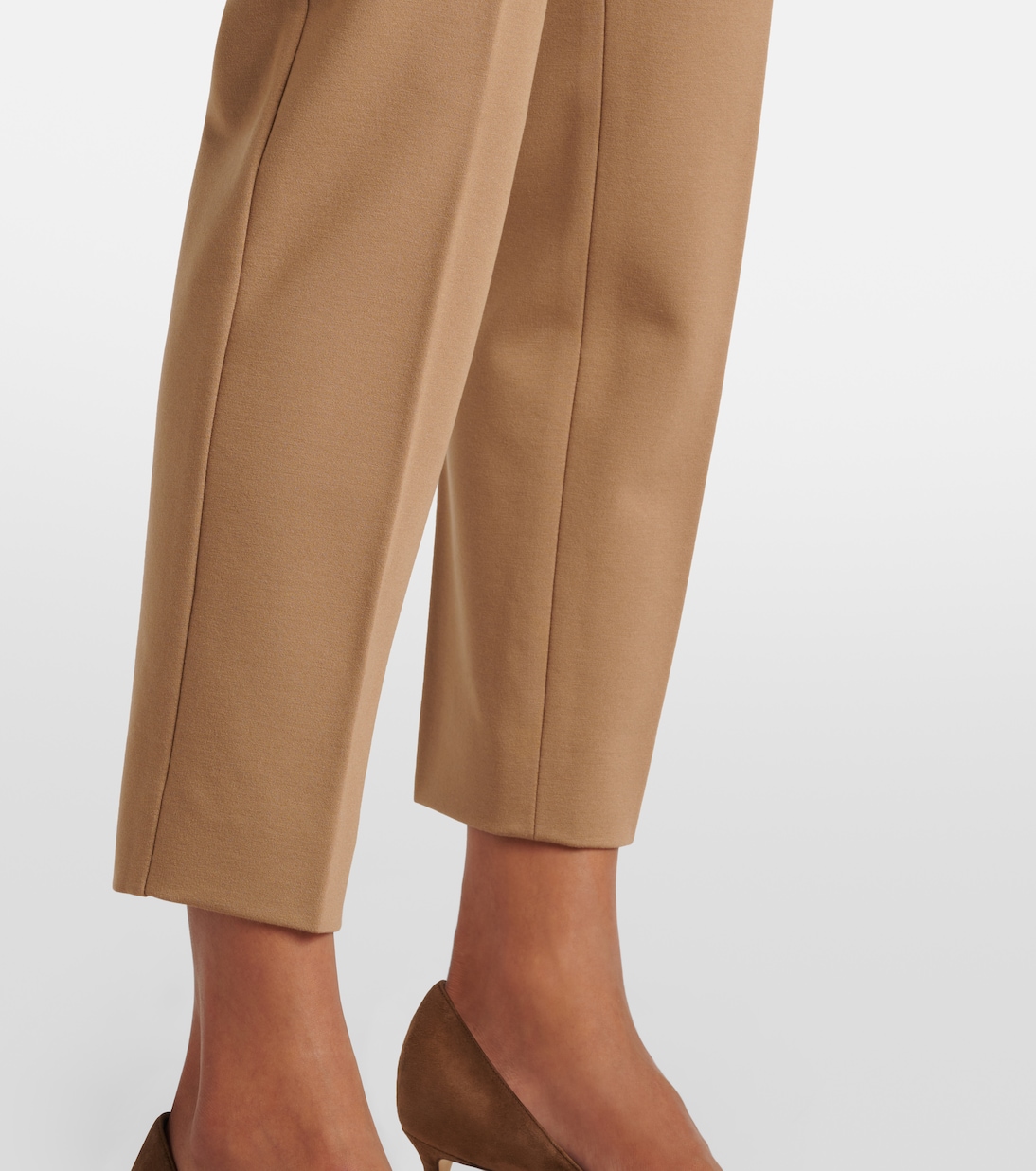 Pantaloni slim cropped Pegno in jersey  | Max Mara