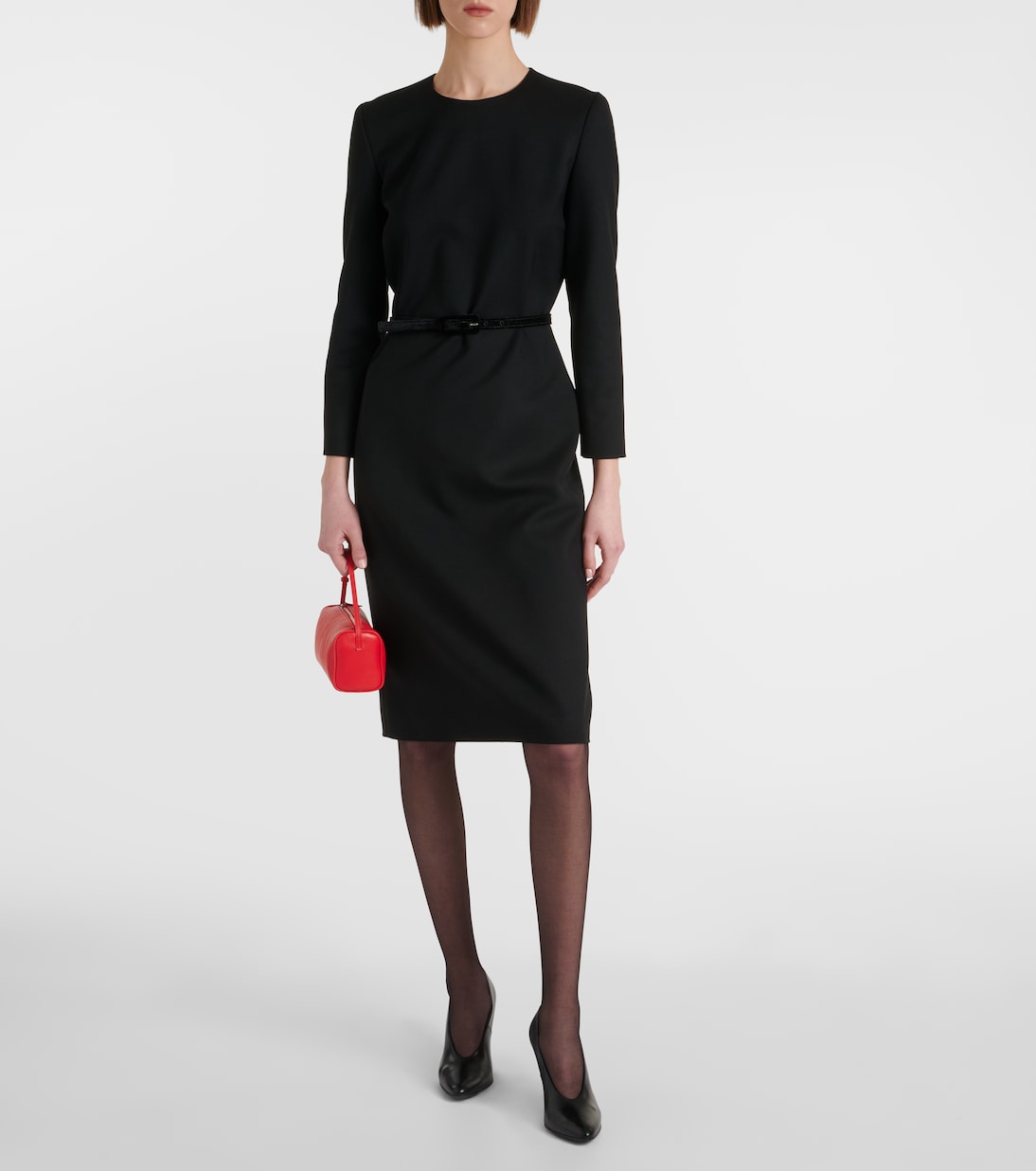 Abito midi Angeline in lana | The Row