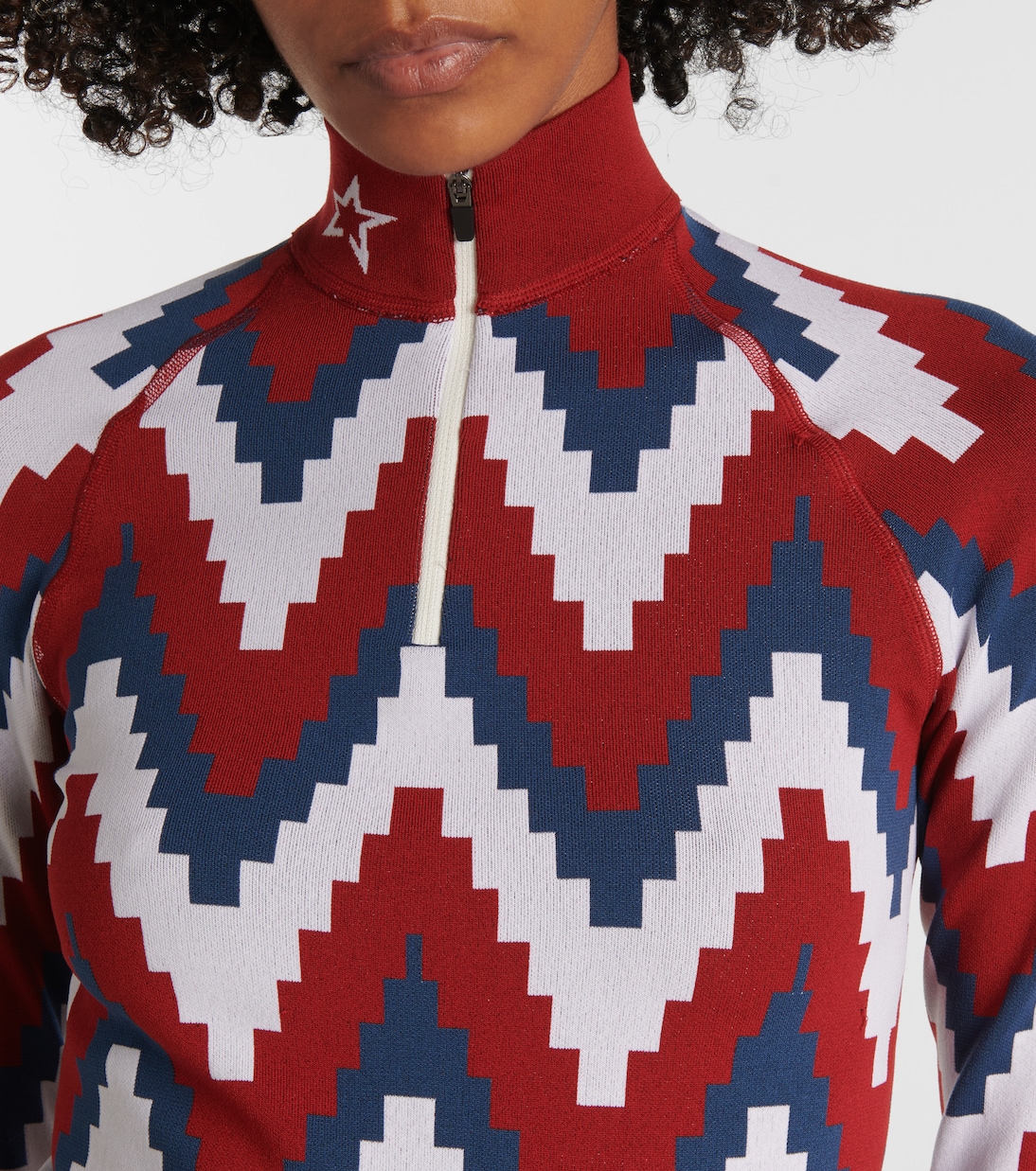 Top da sci Chevron in jacquard | Perfect Moment