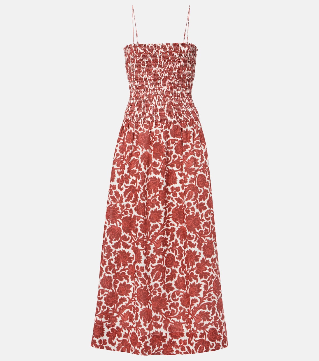 Vestido largo Geriba de lino floral | Faithfull