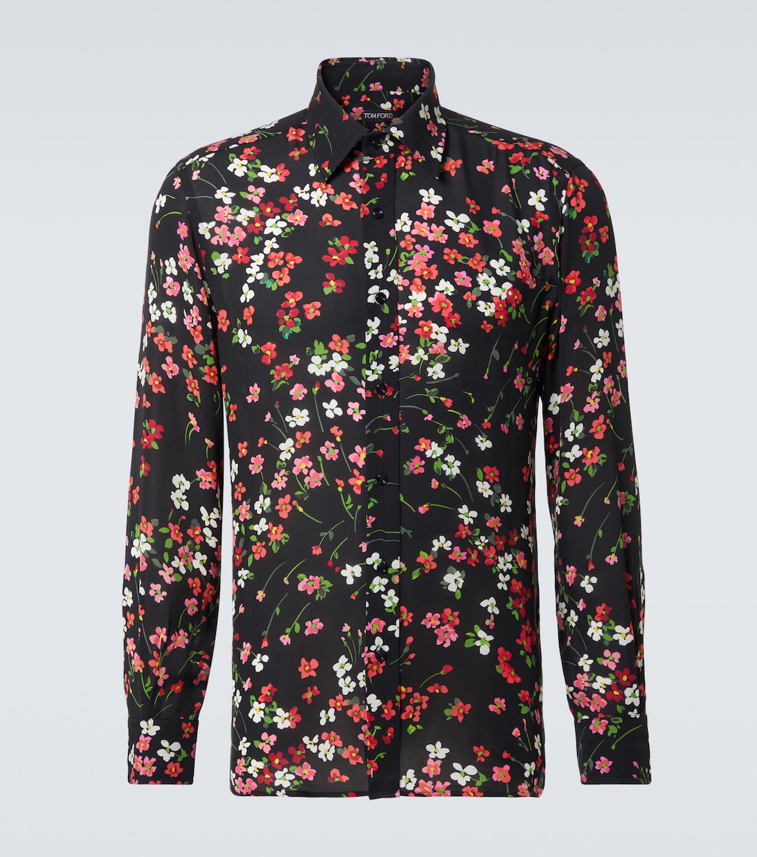 Camicia in seta con stampa | Tom Ford