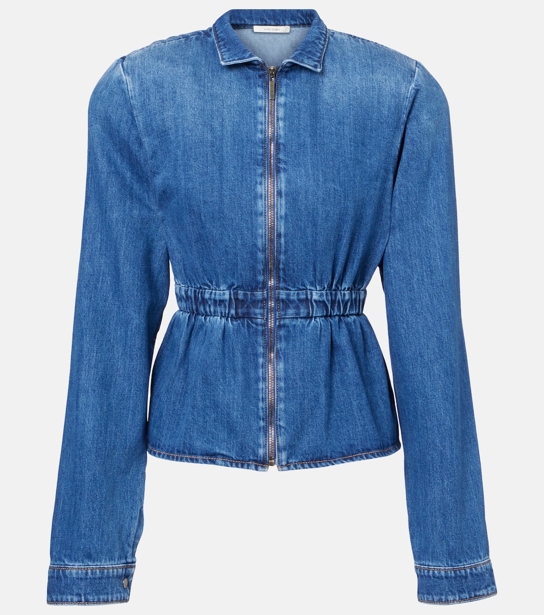Chaqueta de denim fruncida | Nensi Dojaka