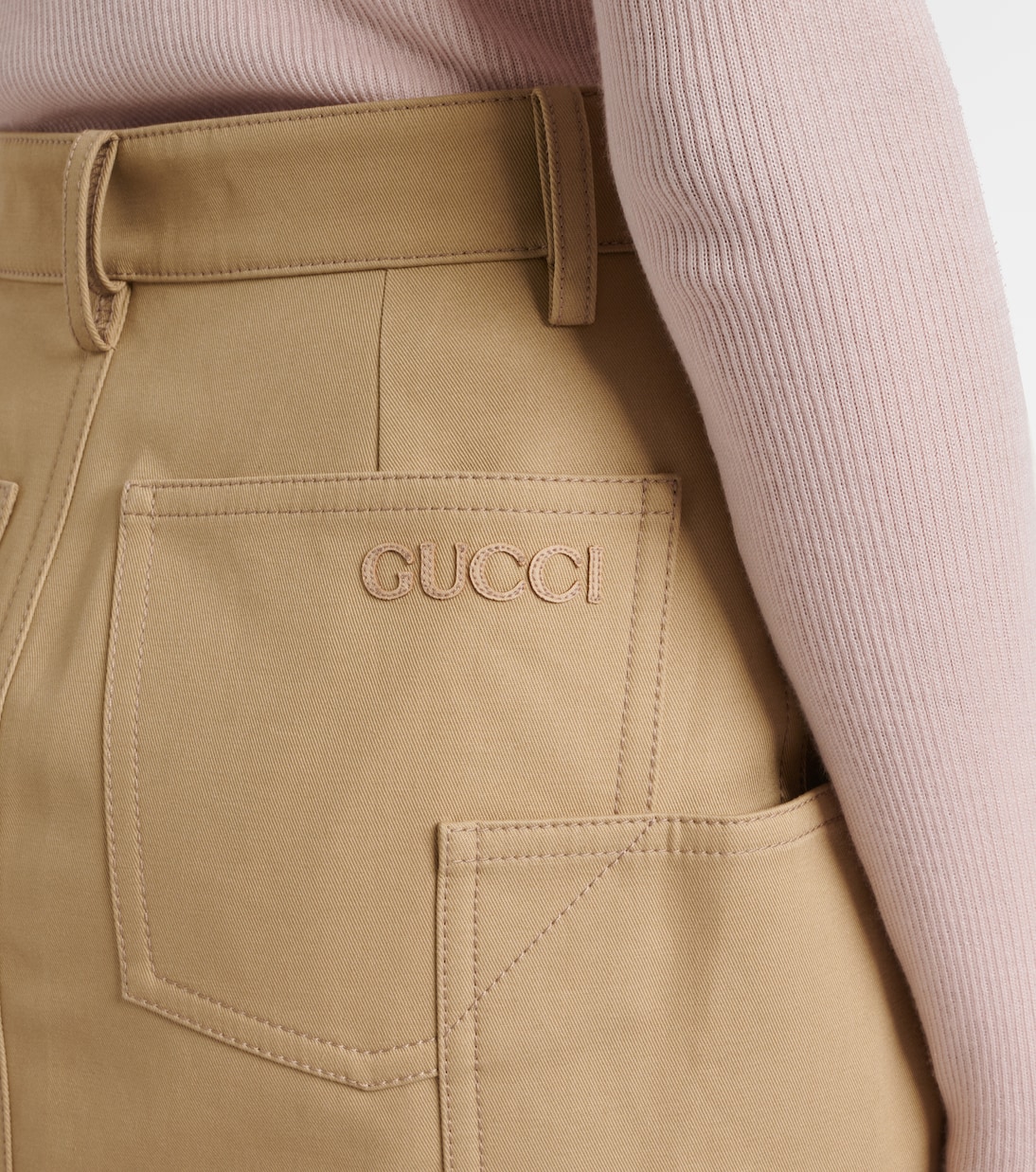Jupe crayon en coton | Gucci