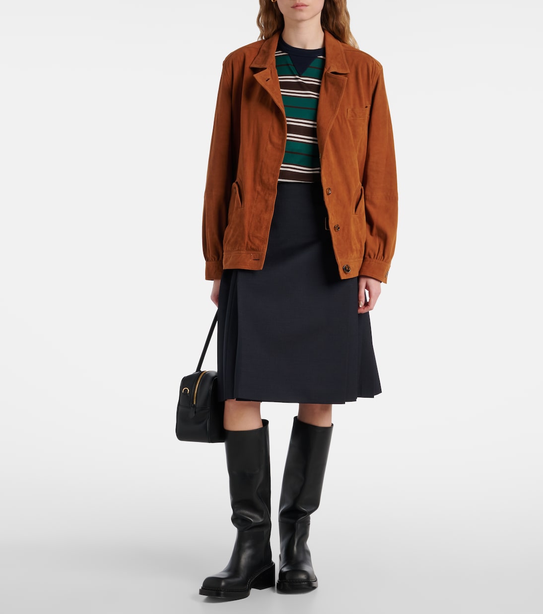 Viva Cleo suede bomber jacket | Blazé Milano