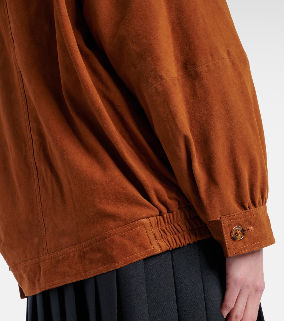 Viva Cleo suede bomber jacket | Blazé Milano