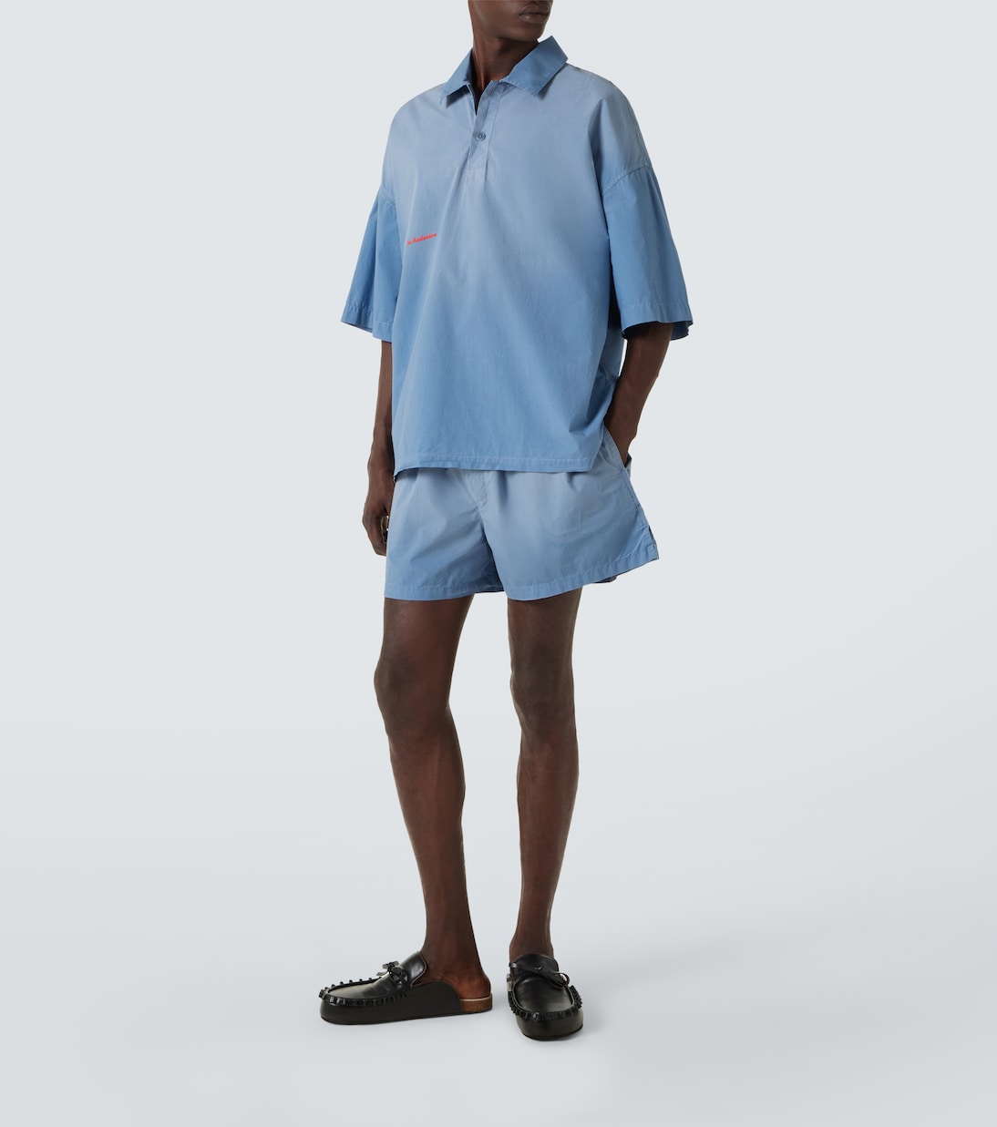 Besticktes Oversize-Polohemd | JW Anderson