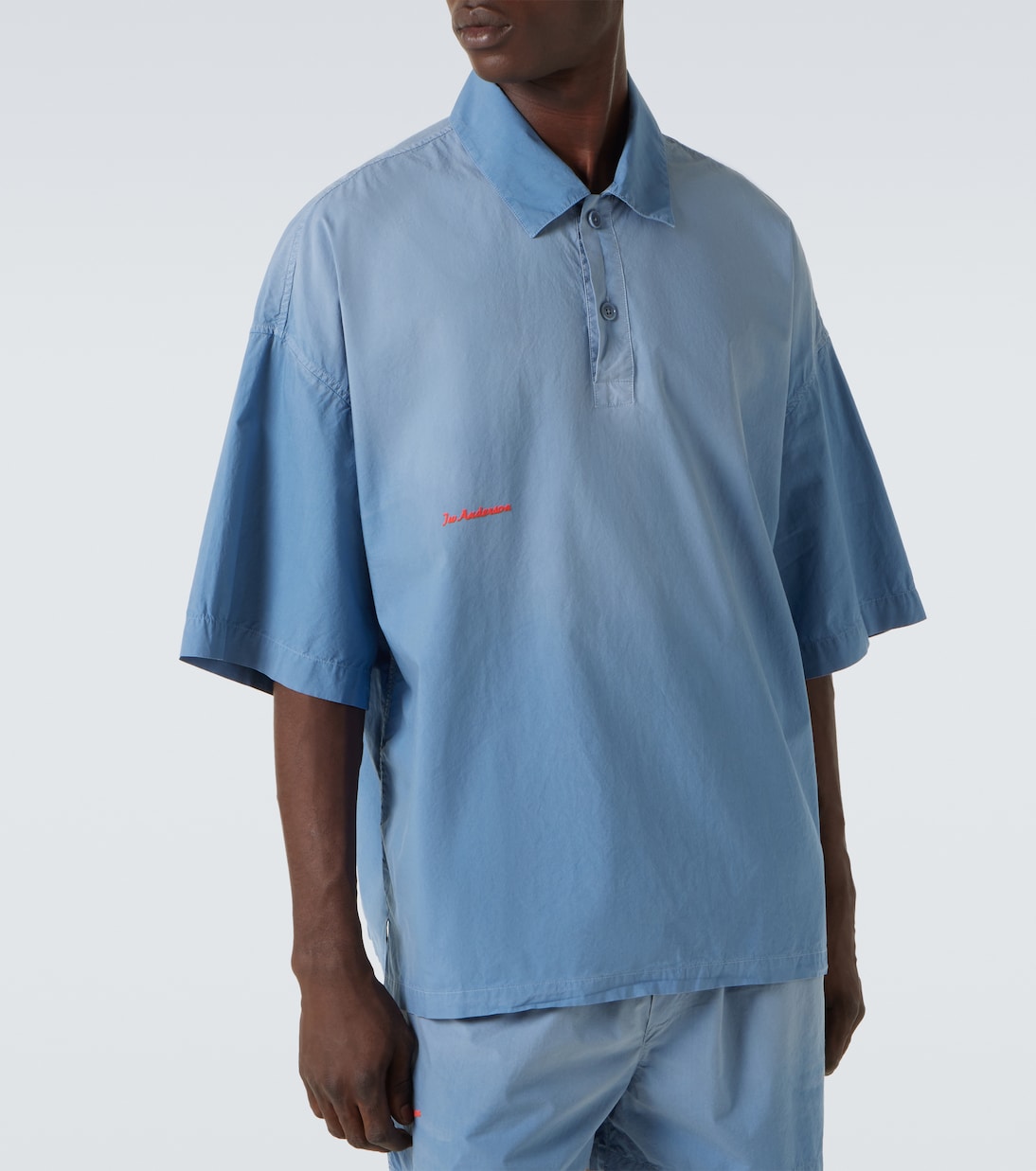 Besticktes Oversize-Polohemd | JW Anderson