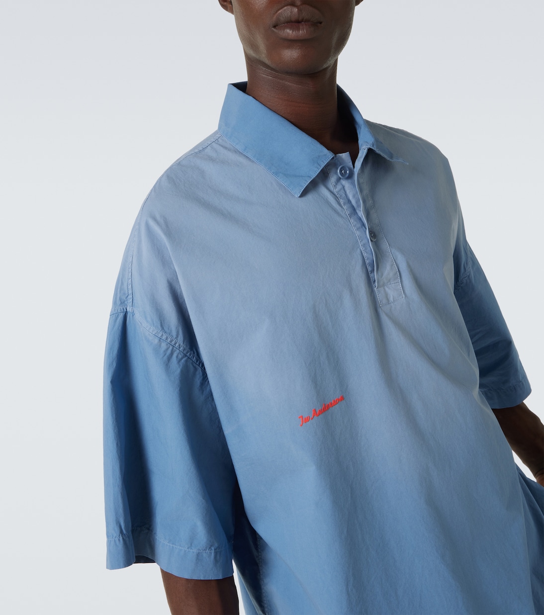 Besticktes Oversize-Polohemd | JW Anderson