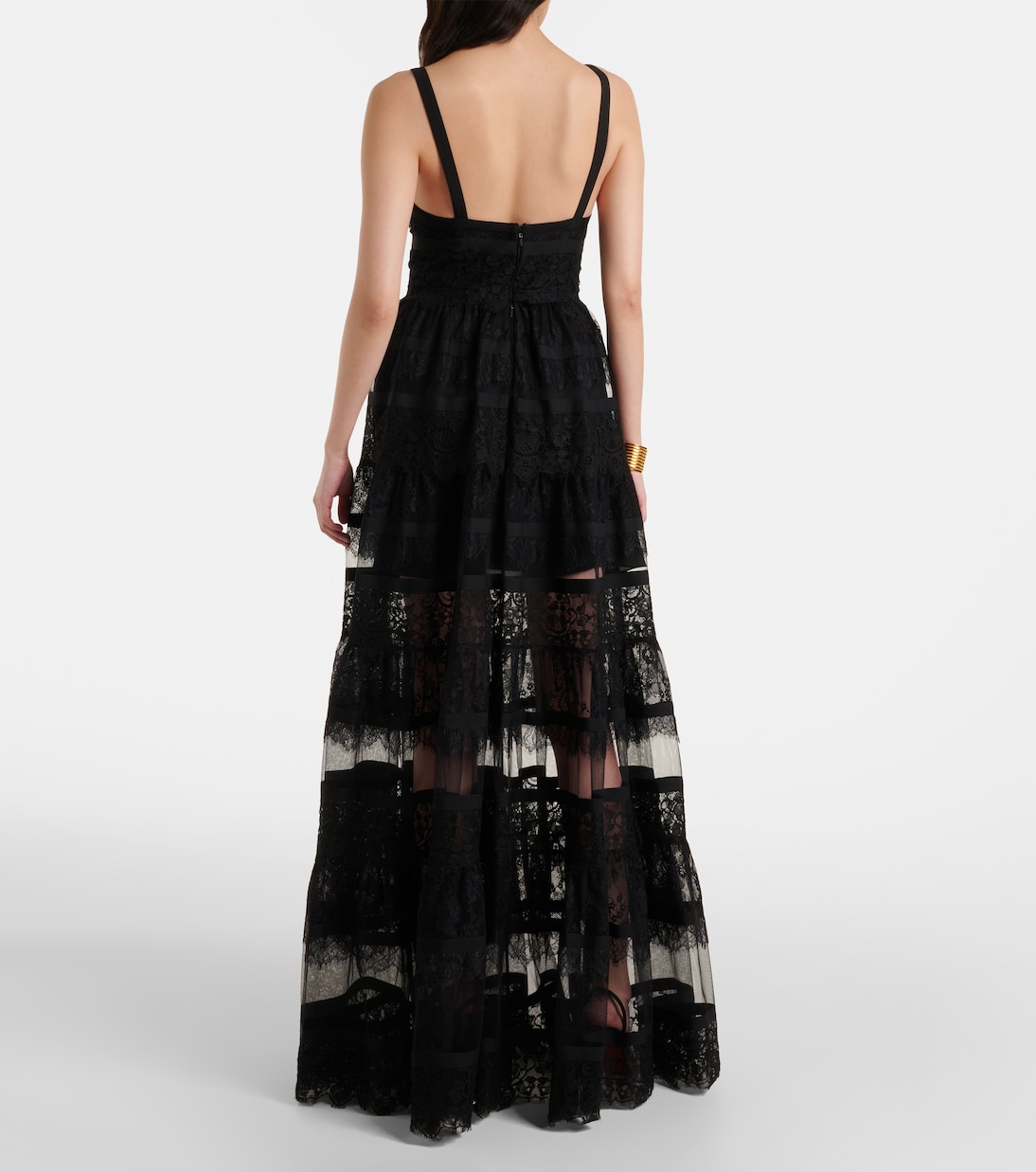 Abito lungo in pizzo | Elie Saab
