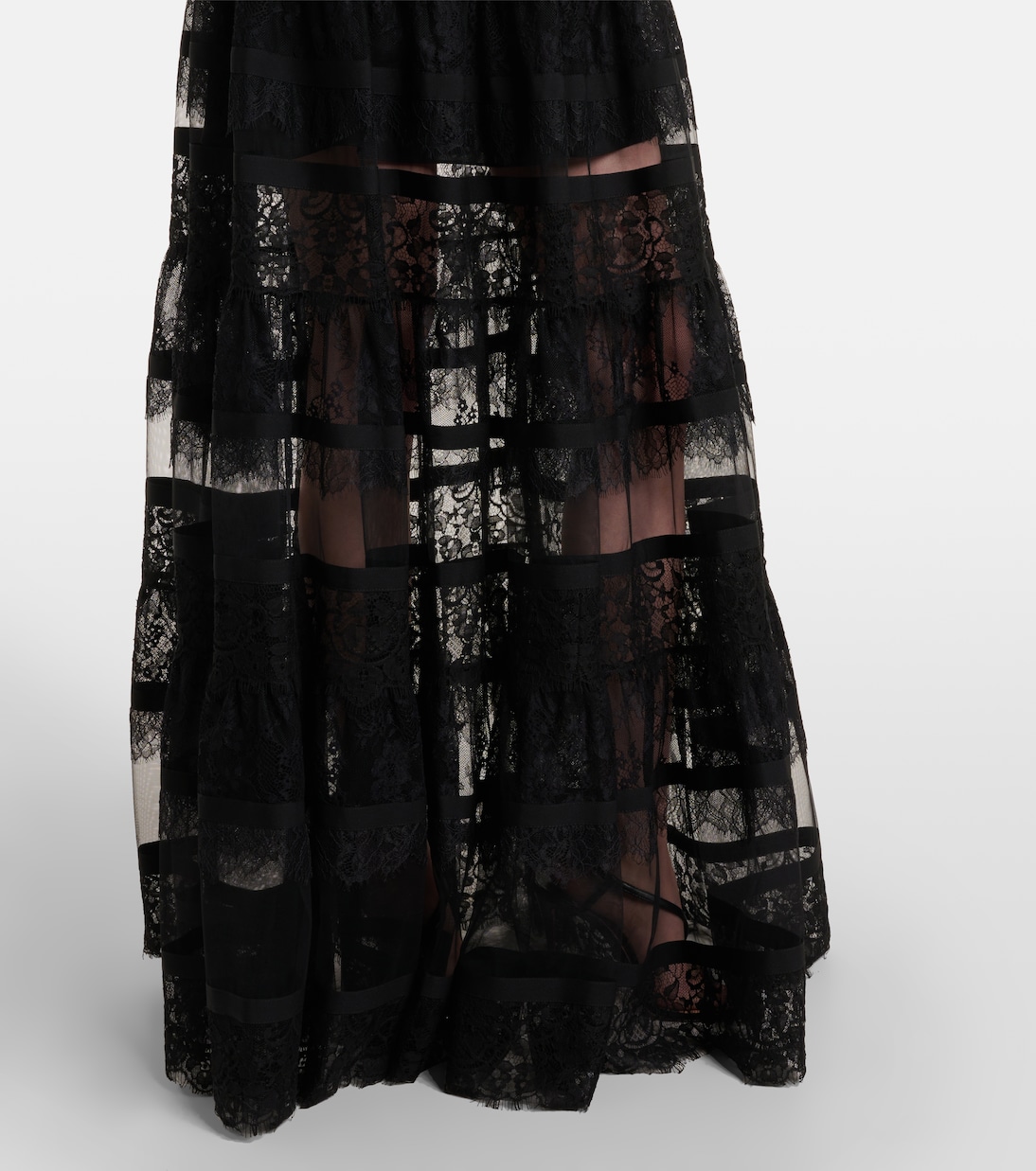 Abito lungo in pizzo | Elie Saab