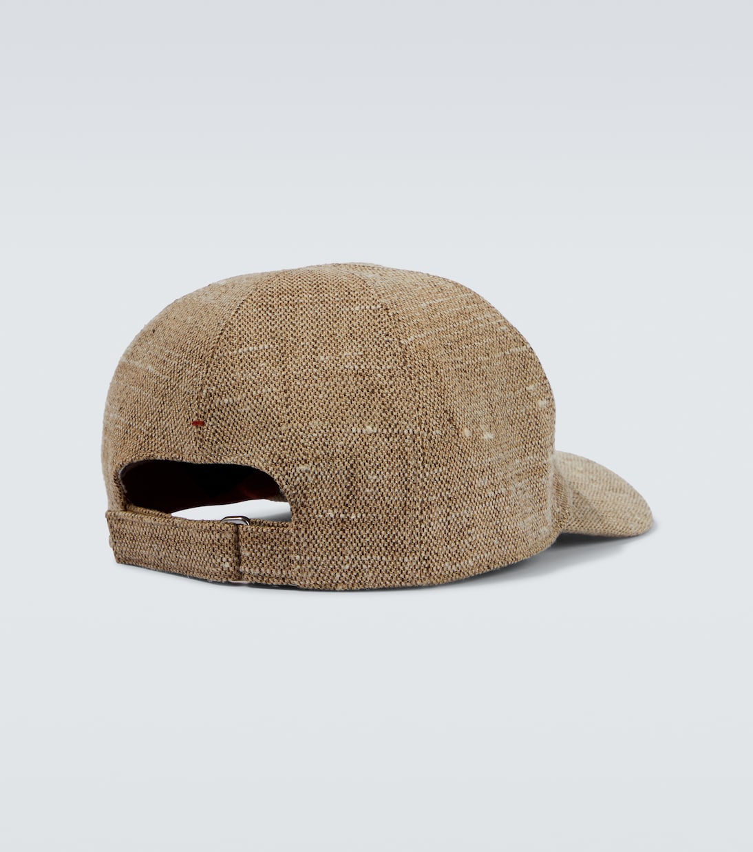 Logo linen and silk baseball cap | Loro Piana