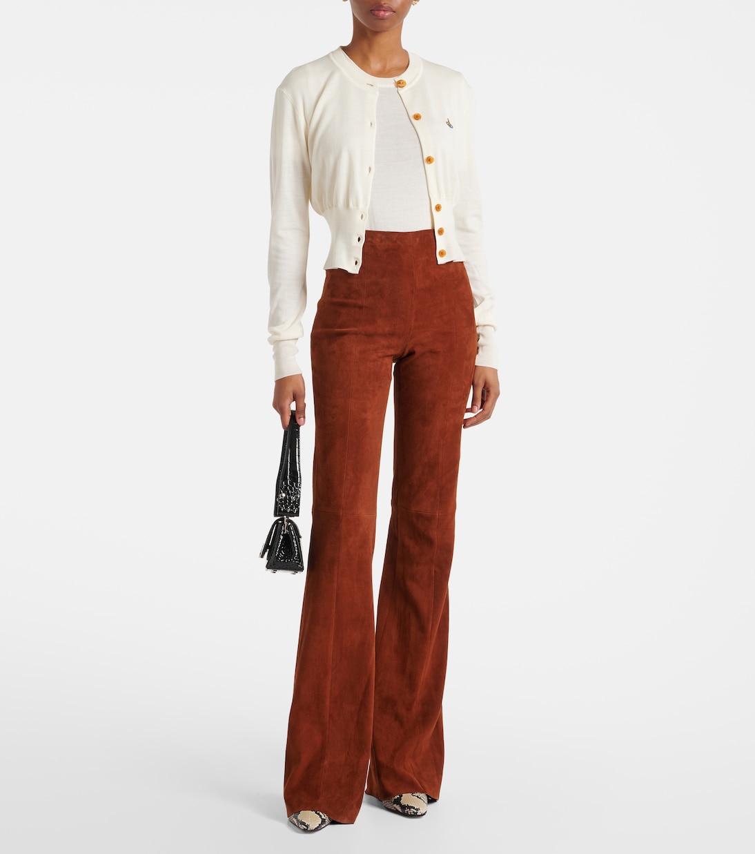 Cropped-Cardigan Bea aus Wolle und Seide | Vivienne Westwood
