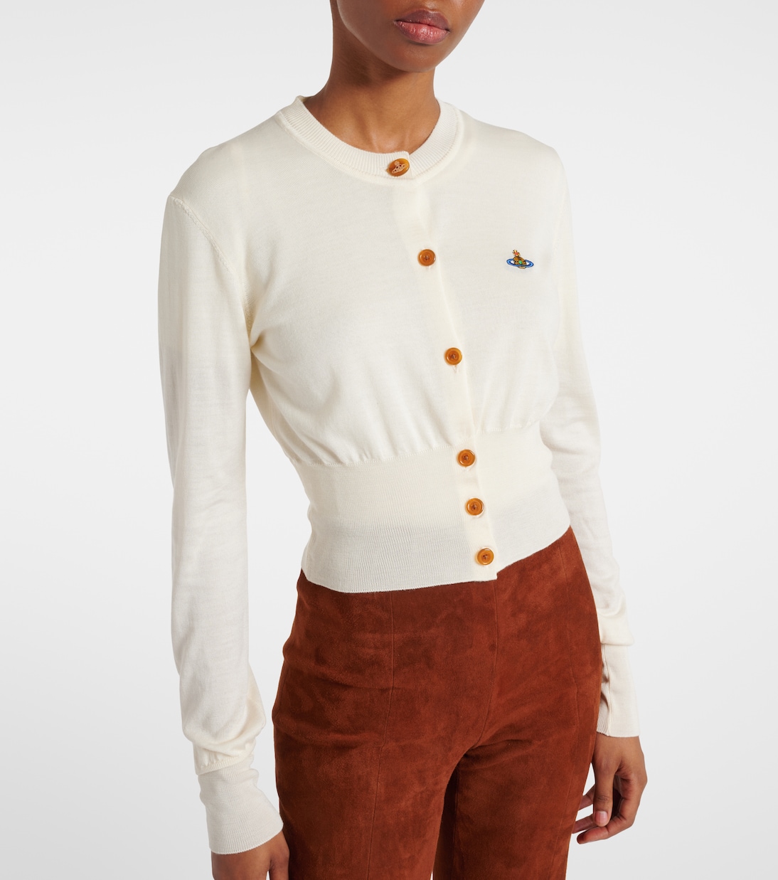 Cropped-Cardigan Bea aus Wolle und Seide | Vivienne Westwood