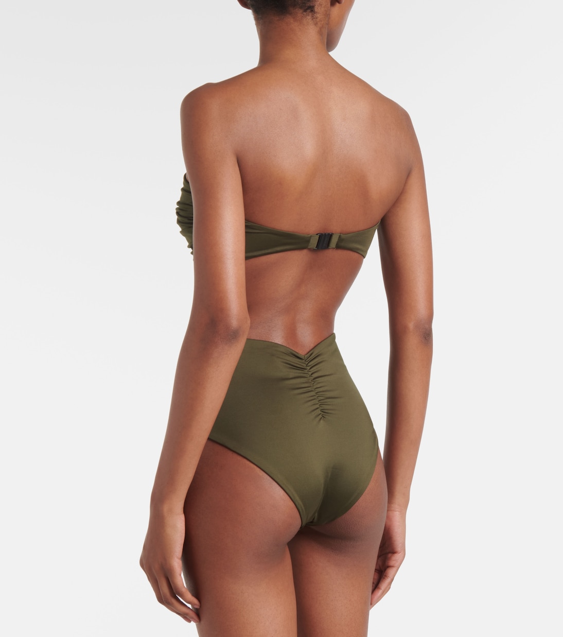 Slip bikini a vita alta con anello | Johanna Ortiz
