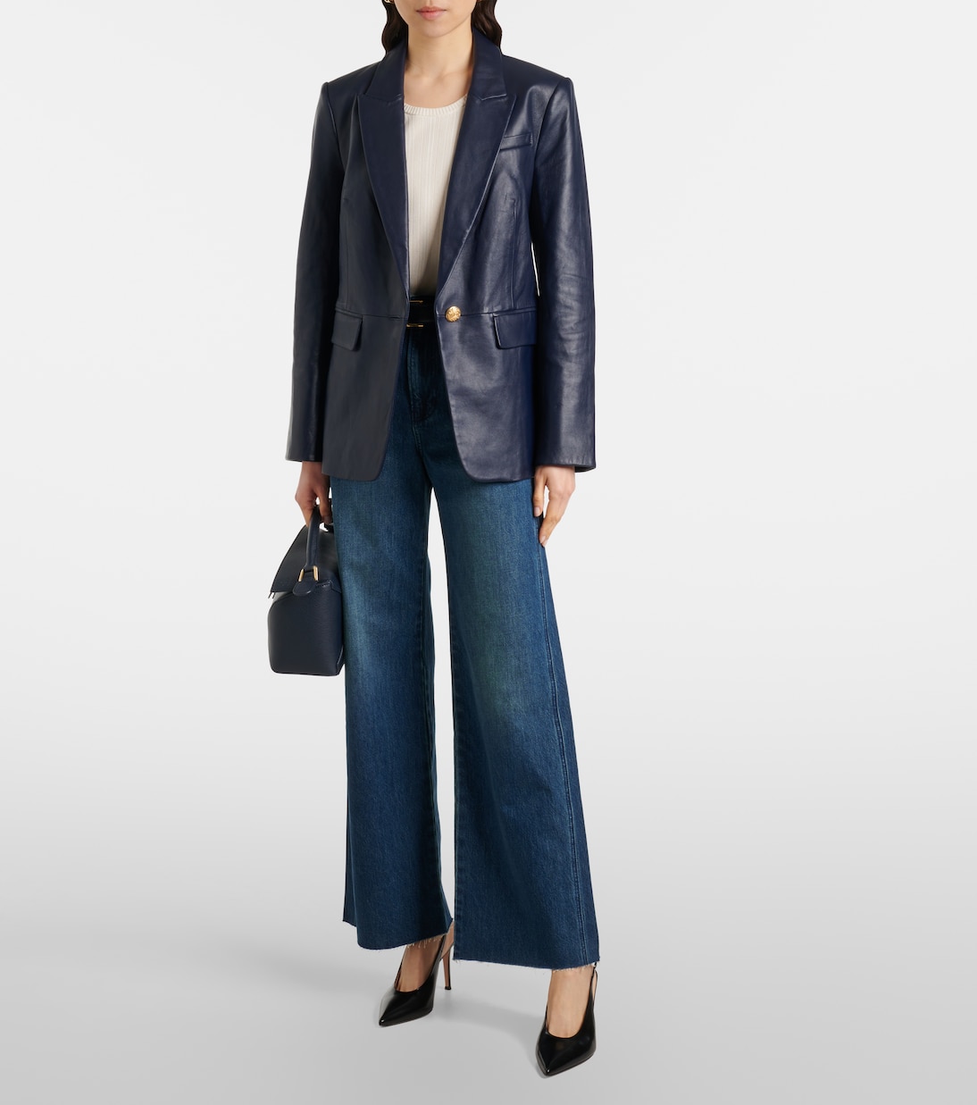 Blazer Vega in pelle | Veronica Beard