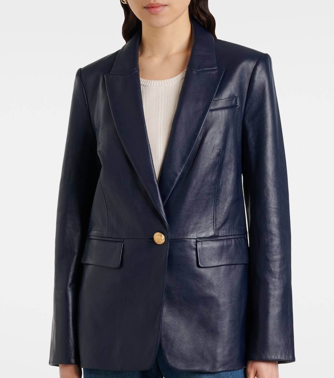 Blazer Vega in pelle | Veronica Beard