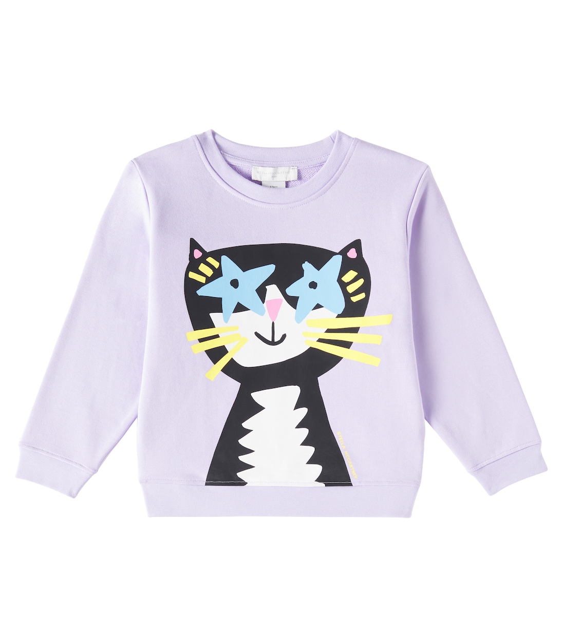 Felpa in jersey di cotone con stampa | Stella McCartney Kids