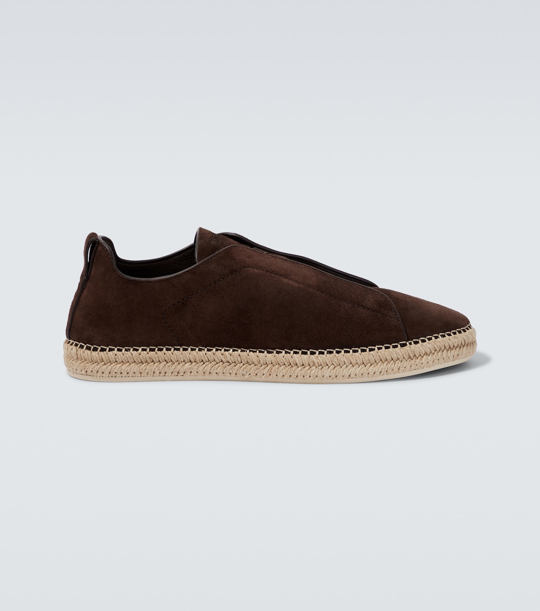 Espadrilles Triple Stitch aus Veloursleder | Zegna